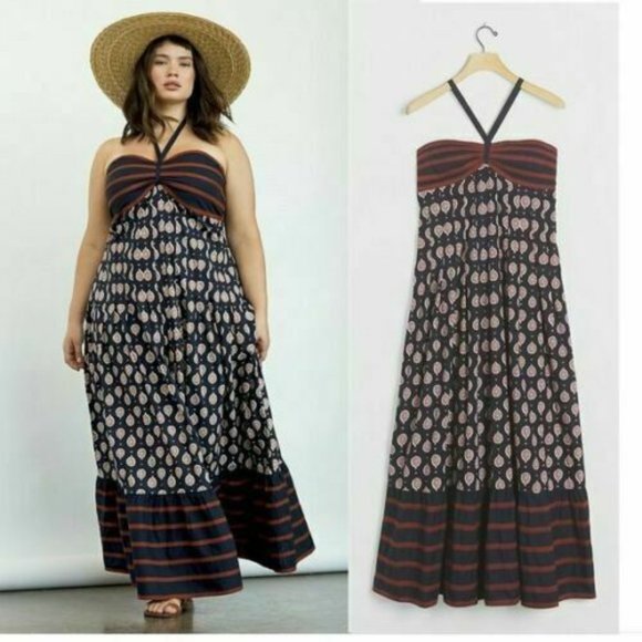 BNWT Anthropologie Zosime Halter Maxi Dress - Picture 8 of 10